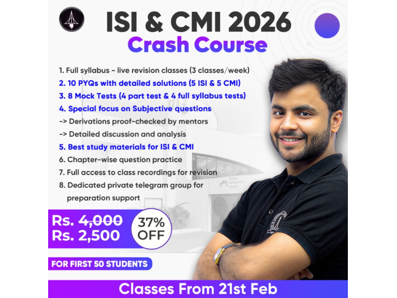 ISI & CMI 2026 Crash Course