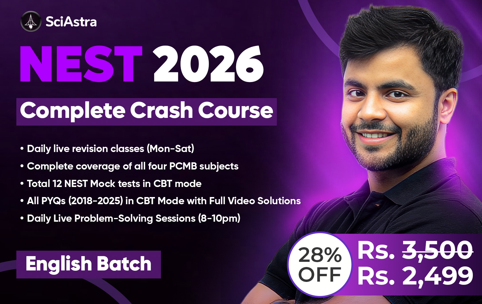 NEST 2026 Complete Crash Course