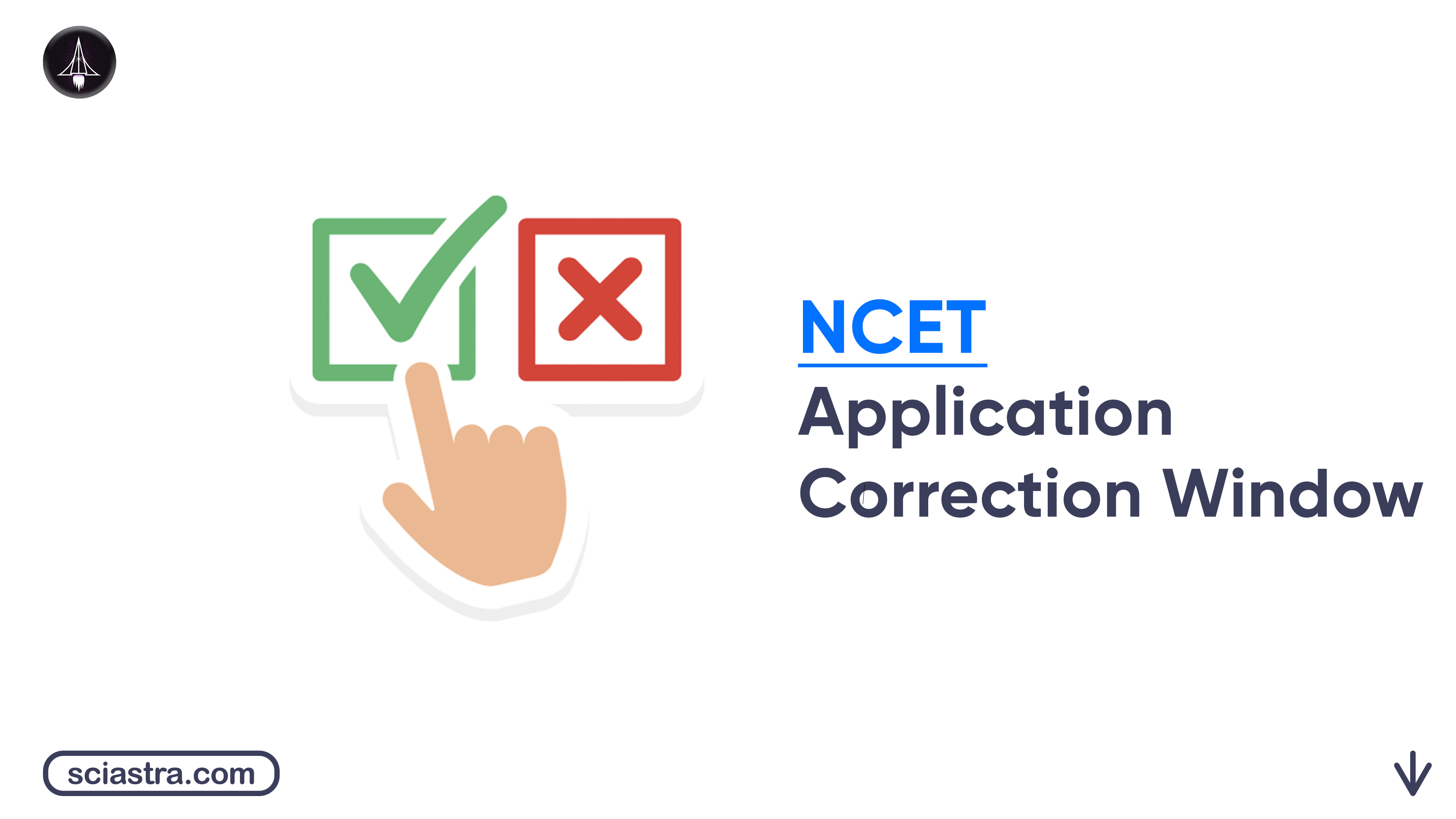NCET 2026 Application Form Correction (Mar 12); Editable, Non-Editable Fields & How to Edit