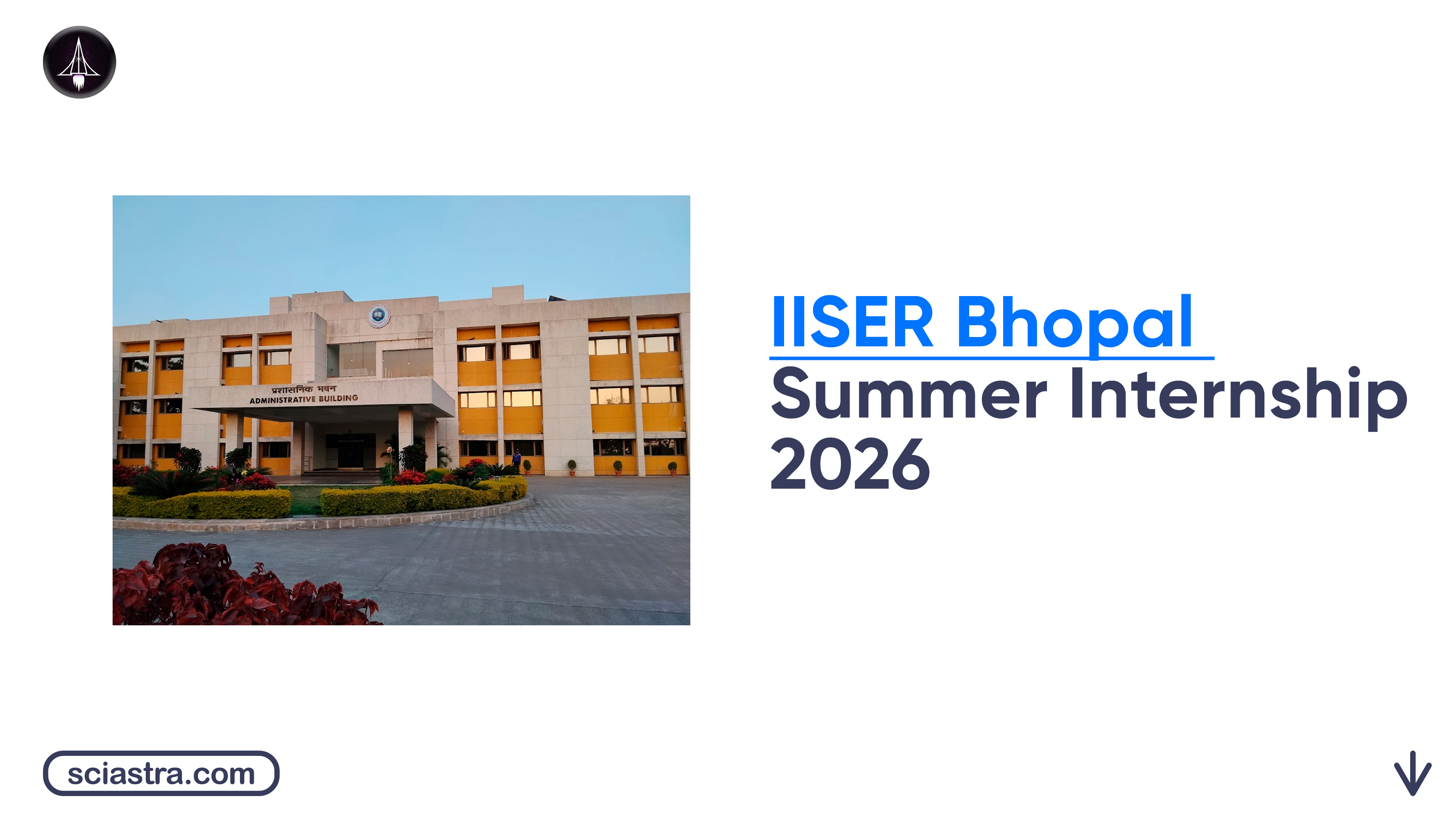 IISER Bhopal Summer Internship 2026