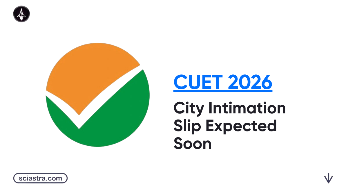 CUET UG City Intimation Slip 2026