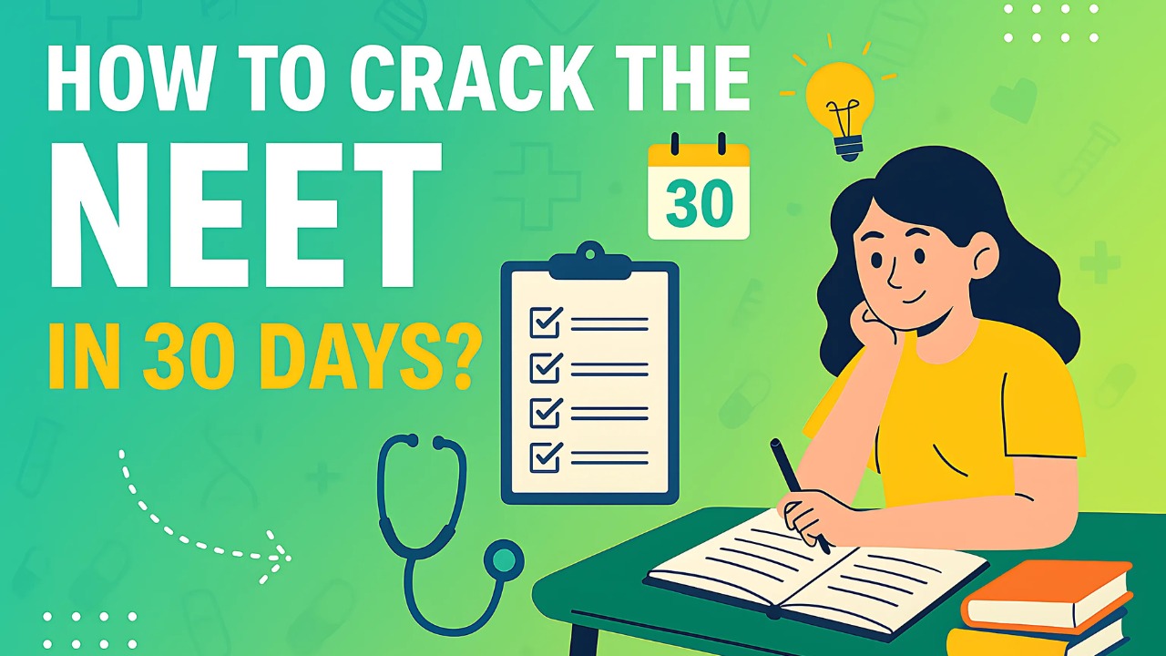 How to crack the NEET in 30 days?